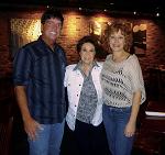 Celebrating my birthday on March 13, 2012, with friends Ron Harman and Shelly West at Carrabba's Restaurant in Green Hills